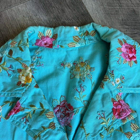 Johnny Was Embroidered Coat - Picture 4 of 5